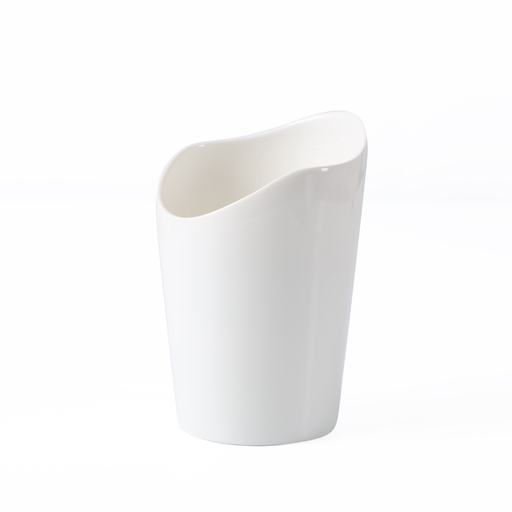 [08-1629] Porceletta Ivory Porcelain Snack Holder 9 x 13.3 cm