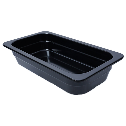 [36-230B] Vague Black Melamine GN Pan 1/3 65mm