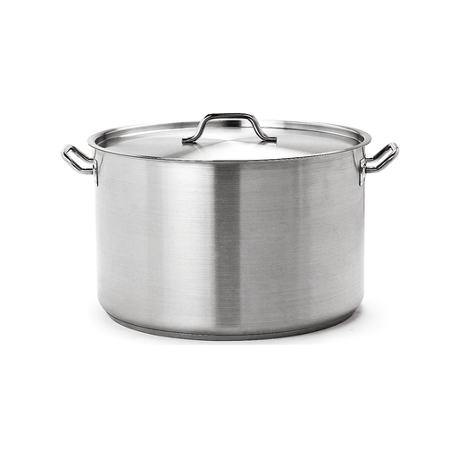 [CR061] Caternox Stainless Steel High Casserole with Lid D32 x 16 cm (12.87L / 13.6Qt.)