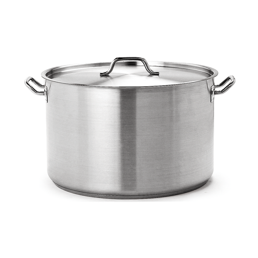 [CR070] Caternox Stainless Steel High Casserole with Lid D45 x 28 cm (44.53L / 47.06Qt.)