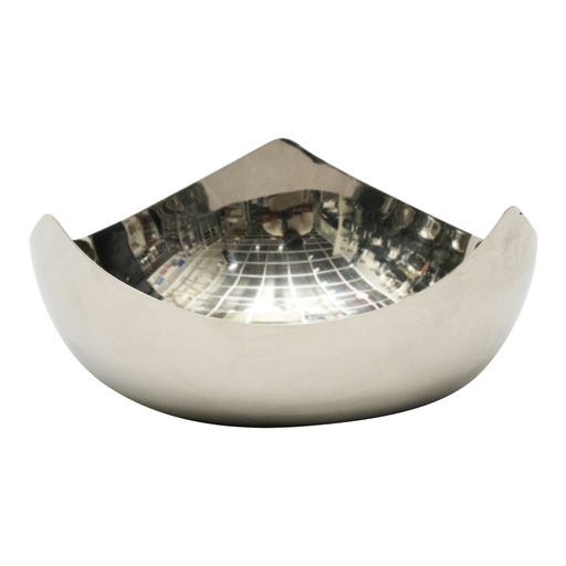 [05-193] Vague Steel Bread Basket 19 cm