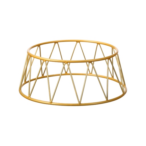 [05-261] Vague Small Golden Conic Display Stand Riser 25 cm x 21.2 cm x 10 cm