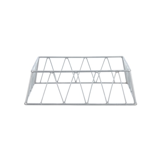 [05-276] Vague Short Silver 1/2 GN Rectangular Display Stand Riser