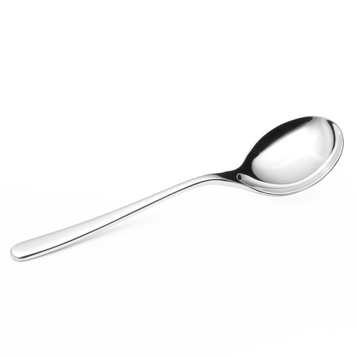 [13-1029] Vague Stylo Stainless Steel Soup Spoon 17.8 cm