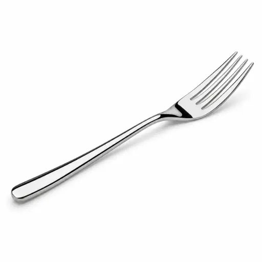 [13-1039] Vague Stylo Stainless Steel Serving Fork