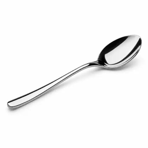 [13-1040] Vague Stainless Steel Stylo Serving Spoon