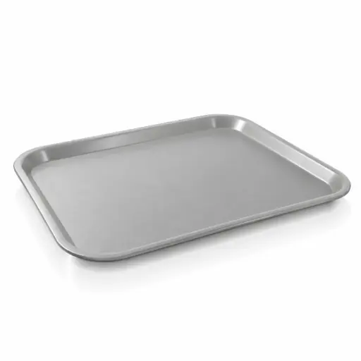 [13-195GY] Vague Fast Food Tray Plastic 45 cm x 35 cm Grey