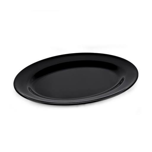 [36-485B] Vague Melamine Oval Plate 41 cm