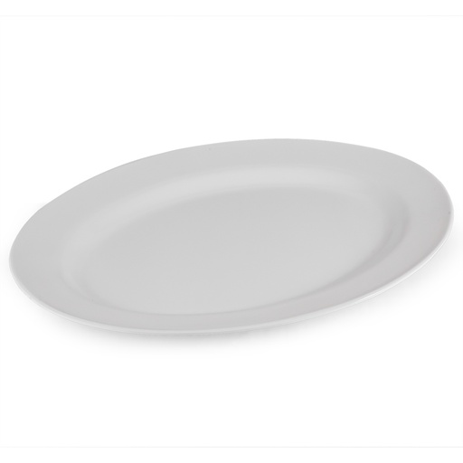 [36-486] Vague Melamine Oval Plate 45.5 cm