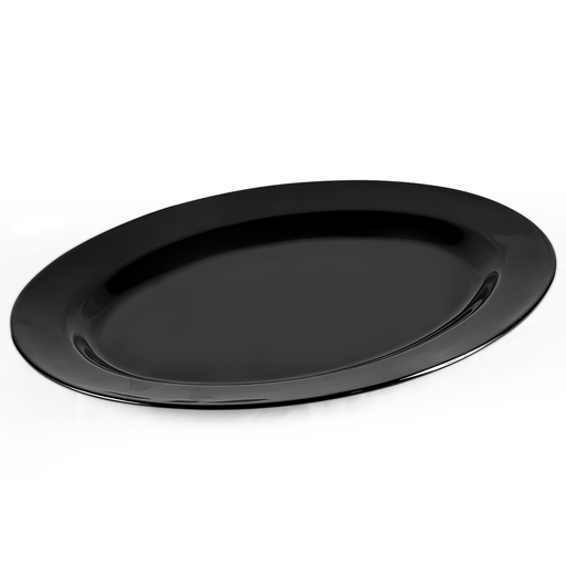 [36-488B] Vague Melamine Oval Plate 75.5 cm