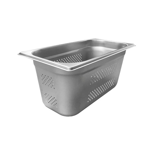 [GN-057-U18] Vague Stainless Steel Perforated Gastronorm Pan GN-Perforated 1/3 -150 mm
