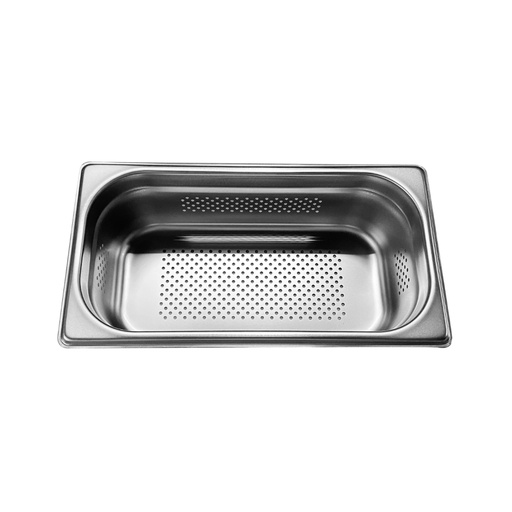 [GN-058-U18] Vague Stainless Steel Perforated Gastronorm Pan GN-Perforated 1/3 -100 mm