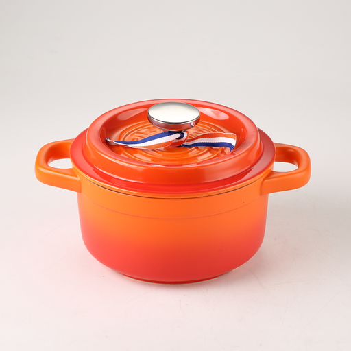 [03-356] Che Brucia Ceramic Orange Direct Fire 2 Liter Casserole