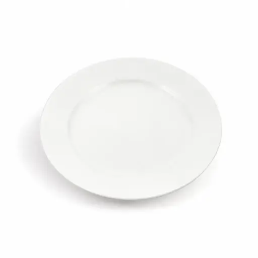 [08-1357] B2B Ivory Porcelain Flat Plate 27.5 cm / 11"