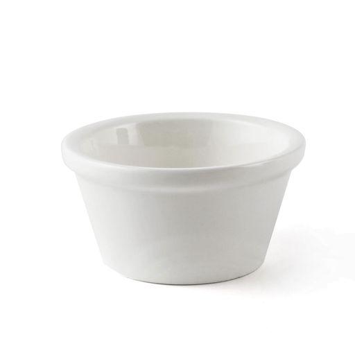 [08-1505] B2B Ivory Porcelain Plain Thick Ramekin 8.5 cm