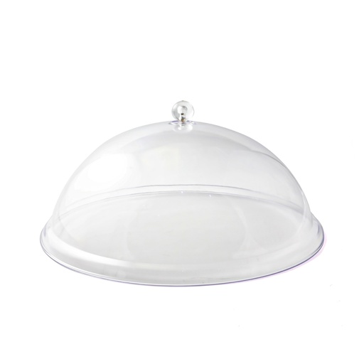 [13-1426] Transparent Plastic Round Cover Clear 12"