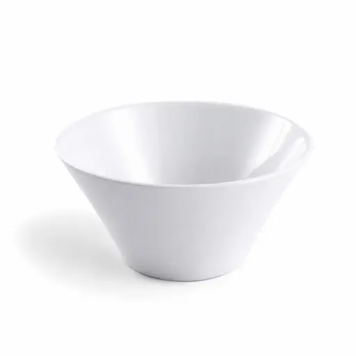 [08-154] Porceletta Ivory Porcelain Bugle Bowl 22.5 cm