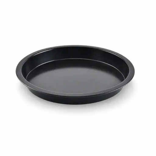 [13-403] Black Aluminium Pizza Pan 21.5 cm