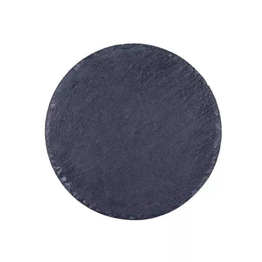 [13-1587] Vague Round Slate Board 20 x 0.7 cm