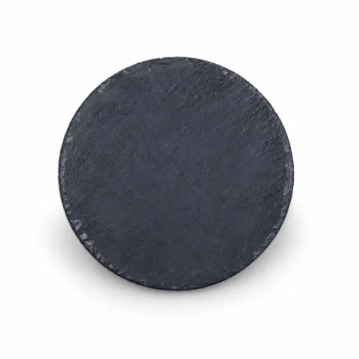[13-1588] Vague Round Slate Board 25 x 0.7 cm
