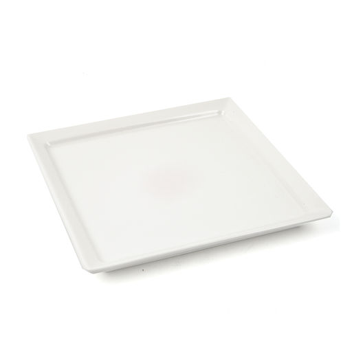 [08-1557] Porceletta Ivory Porcelain Square Plate 22 cm / 9"