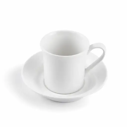 [08-1577] Porceletta Ivory Porcelain Tea & Coffee Cup and Saucer 230 ml