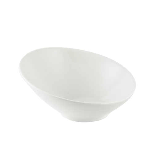 [08-164] Porceletta Ivory Porcelain Slide Bowl 30 cm
